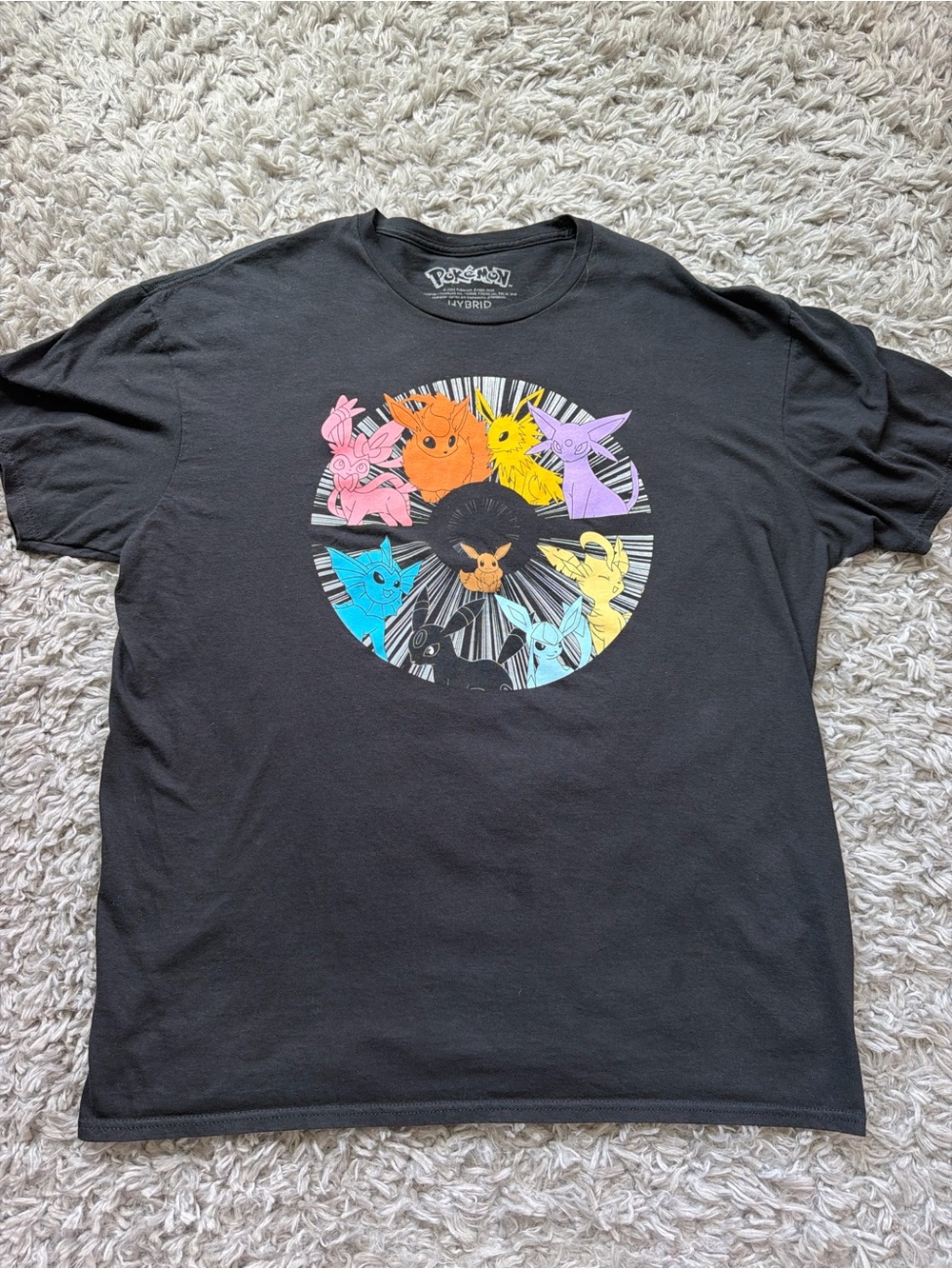 Black Eeveelutions Graphic Tee